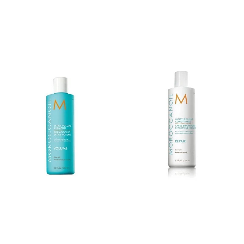 Moroccanoil Extra Volume Shampoo, 250ml & Moisture Repair Conditioner, 250ml