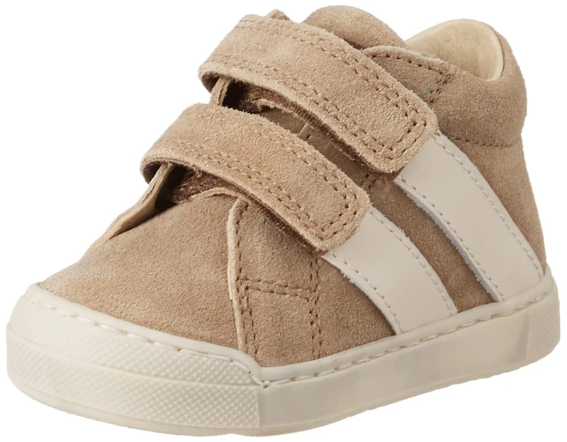 Falcotto Gazer VL, Kids and Boys Sneakers, Taupe Milk, 19 EU