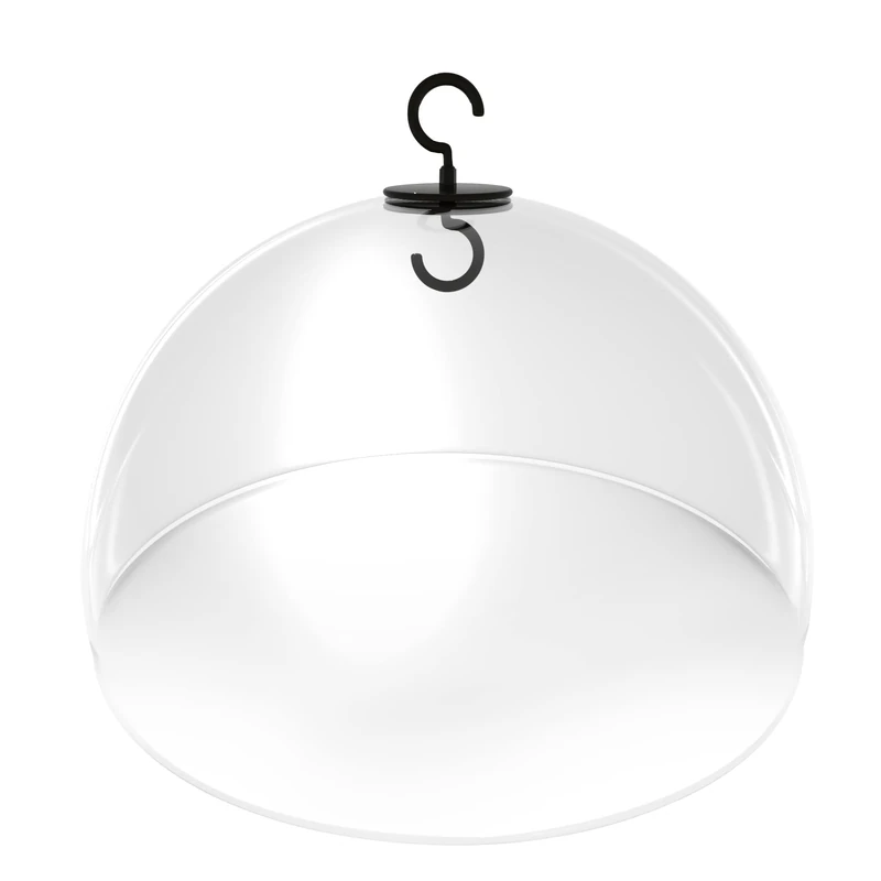 PFNRTH Squirrel Baffle for Shepher's Hook, Or Squirrel Baffle for Hanging Bird Feeder,12" Clear Gardener Protective Cover.