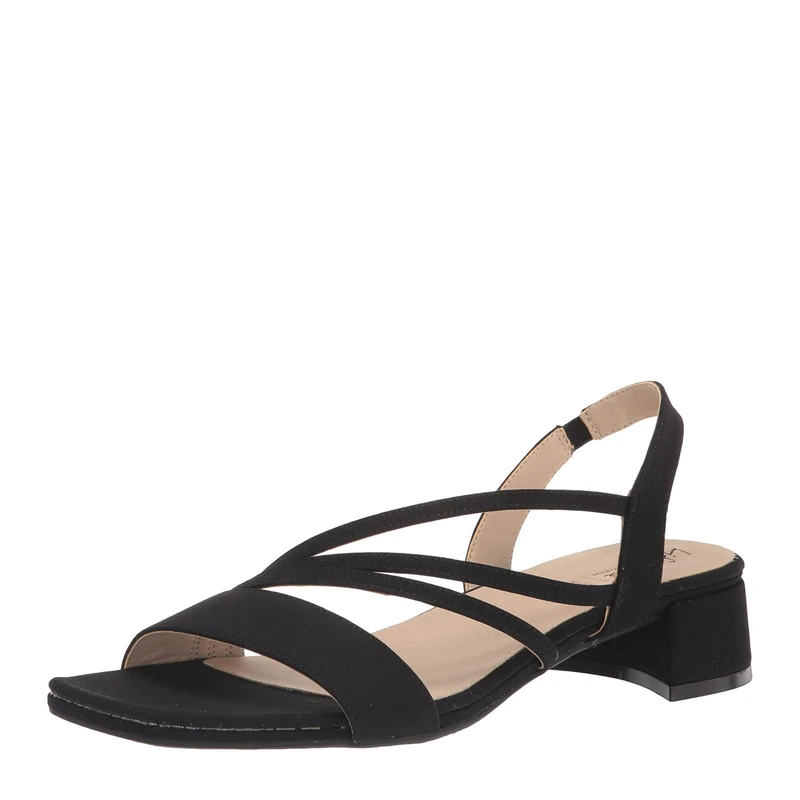 LifeStride Women's Joy 2 Strappy Sandal Heeled, Black, 6 UK - Image 1