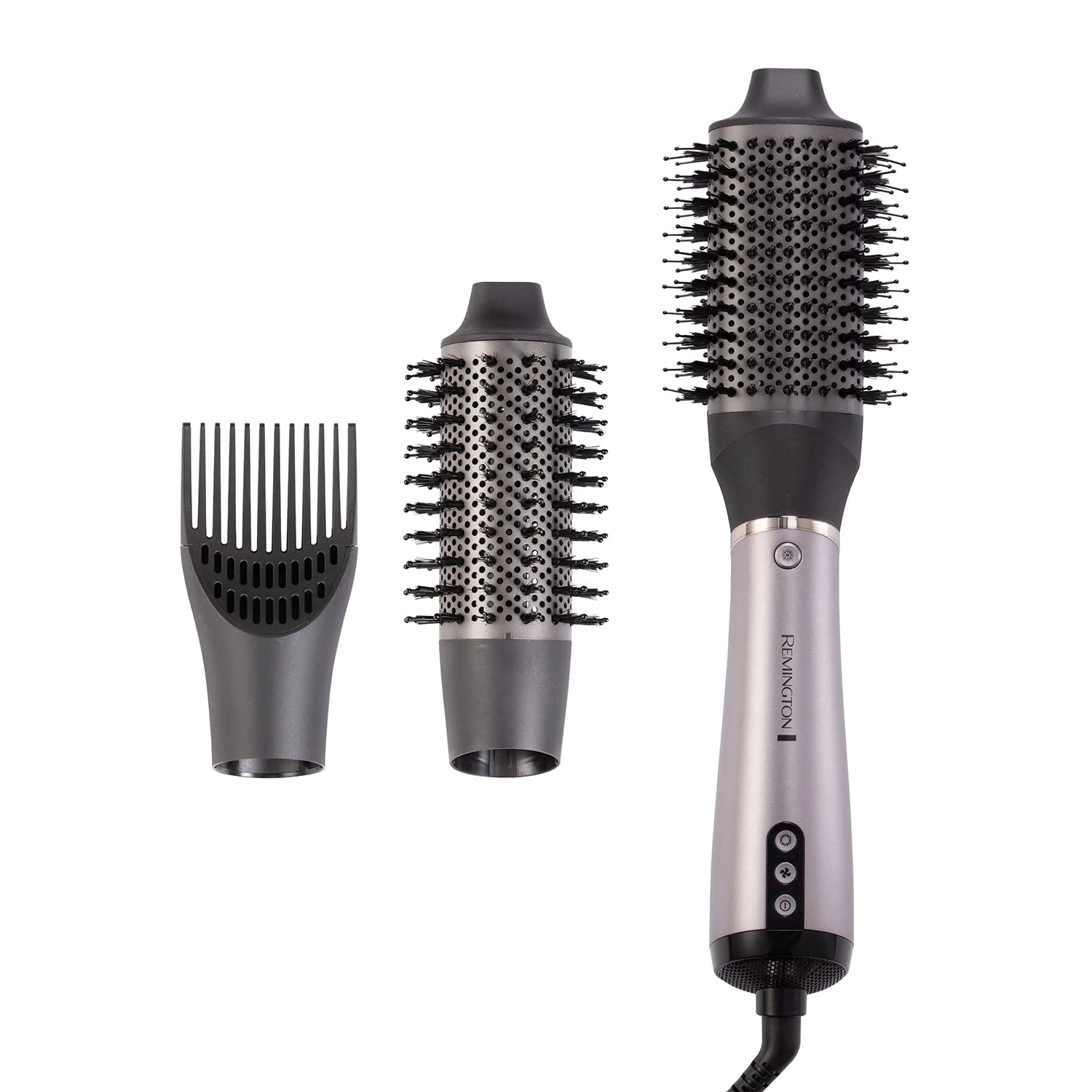 Remington PROluxe You Air Styler (StyleAdapt Technology Learns, Adapts, Personalises, Diamond Ceramic Coating, 3 Attachments, Small & 50mm Brushes, Root Boost, 3 Heat & Speed Settings, 1000W) AS9880