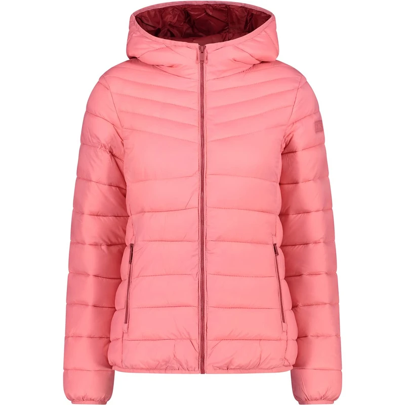 CMP Women's Jacket Fix Hood Coat, Desert Rose, 34 (EU)