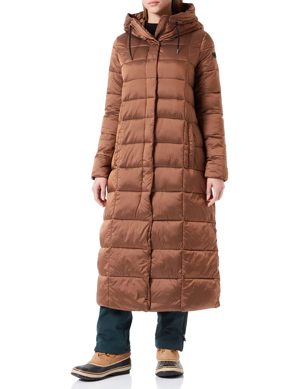 CMP Women's Coat with Fixed Hood, Camels, 42