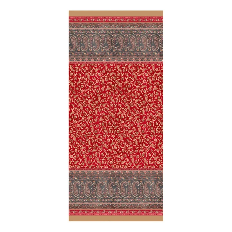 Bassetti Foulard Como R1 9324040 Maco Satin Cotton 270 cm x 270 cm Red