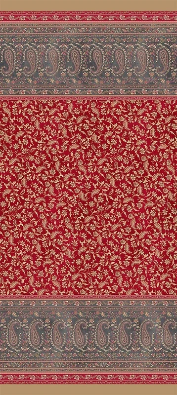 Bassetti Foulard Como R1 9324042 Mako Satin Cotton 350 cm x 270 cm Red
