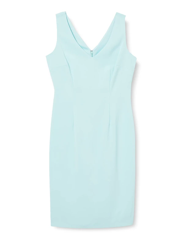 Gina Bacconi Women's Crepe Shift Dress Cocktail, ICE Blue, 20