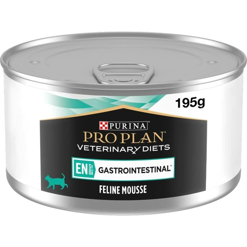 PRO PLAN VETERINARY DIETS EN Gastrointestinal Mousse Wet Cat Food 195g (Pack of 24)