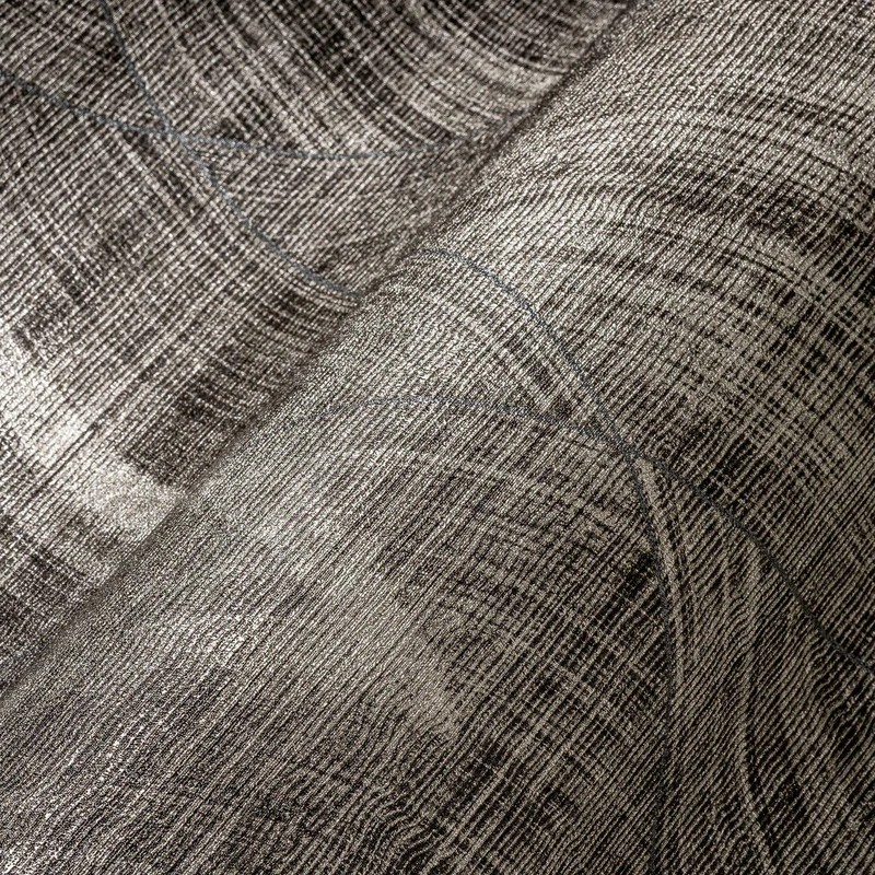 A.S. Création The BOS 388241 Graphic Wallpaper Black Gold Non-Woven Geometric Wallpaper 10.05 m x 0.53 m Made in Germany