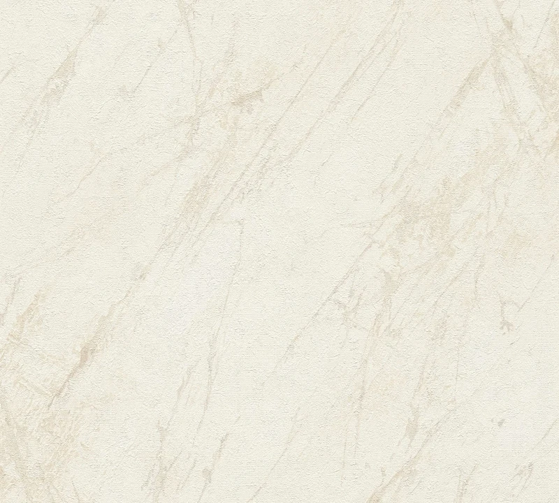A.S. Création The Bos 388171 Non-Woven Wallpaper Marble Look 10.05 m x 0.53 m Made in Germany Cream Grey - Image 1