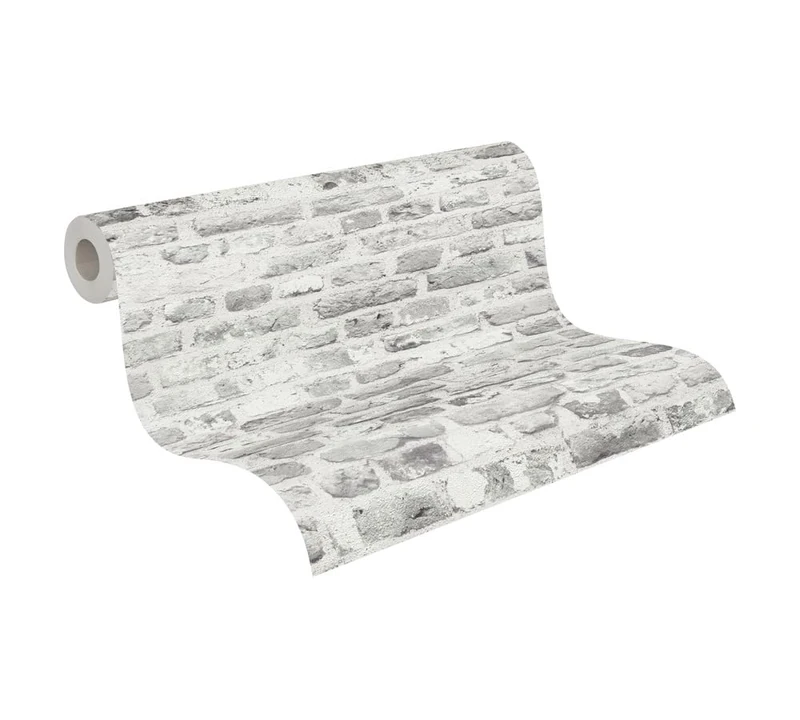 A.S. Création The Bos 388294 Non-Woven Wallpaper 10.05 m x 0.53 m Made in Germany Grey/White - Image 1