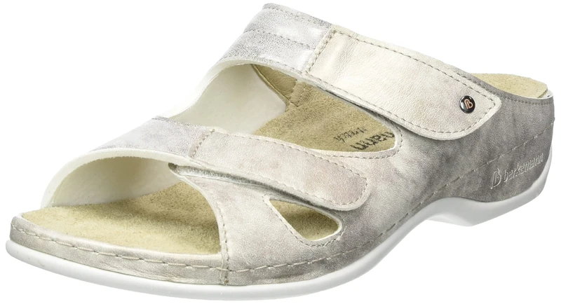 Berkemann Women's Janna Slipper, Antique Silver, 8 UK
