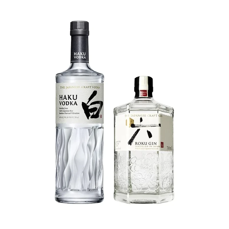 Haku Japanese Craft Vodka, 70cl & Roku Japanese Craft Gin, 70cl