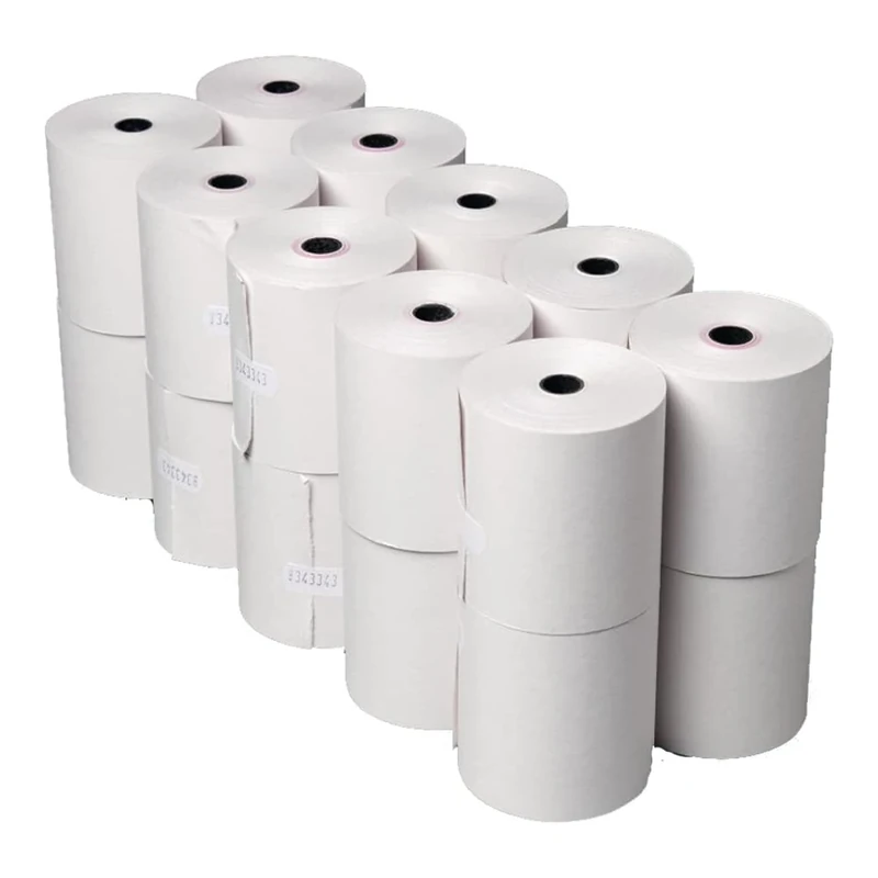 Olympia Non-Thermal Till Roll 2 ply White/White - 33m 1299" (Box 20) - Image 1
