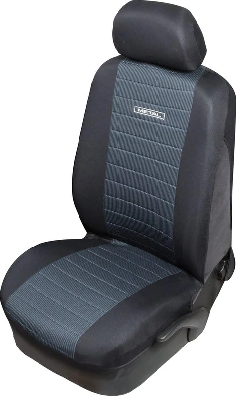 Metal Single Front Car Seat Cover Black Polyester Ptotezione Seat Universal