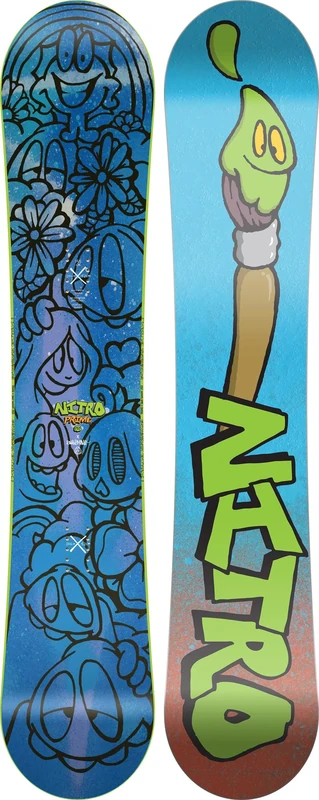 Nitro Snowboards Men's Prime x DD BRD ´23, All-Mountainboard, Directional, Flat-Out Rocker, All-Terrain, Mid-Wide