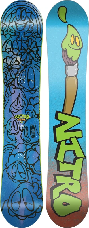 Nitro Snowboards Men's Prime x DD BRD ´23, All-Mountainboard, Directional, Flat-Out Rocker, All-Terrain, Mid-Wide