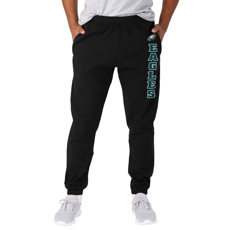 FOCO Men's NFL Logo Gear Lounge Pants Sweatpants Trouser, Team Color, L