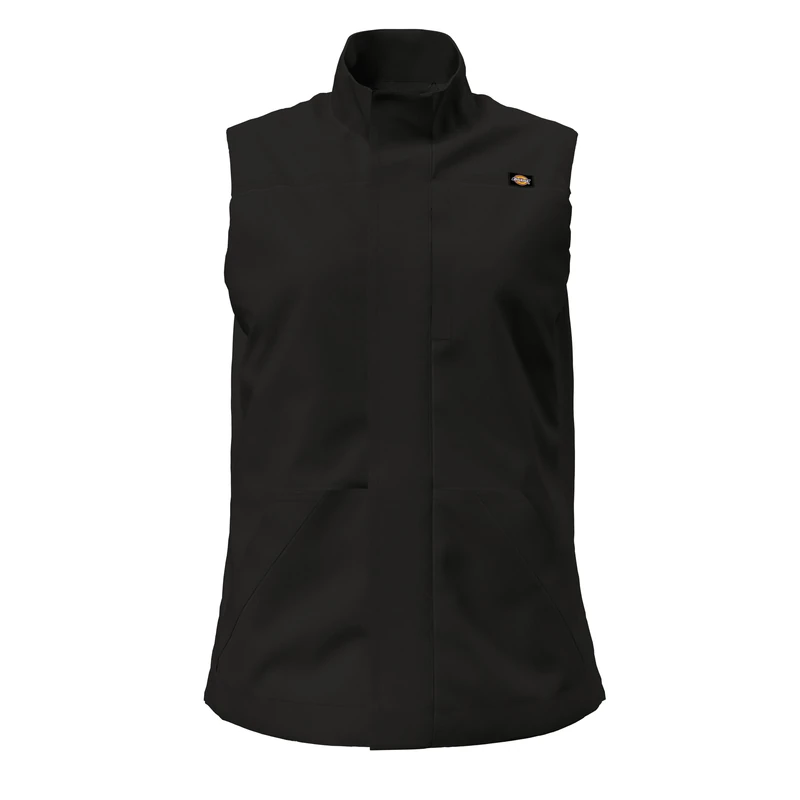 Dickies Women's Lined Vest, Black, L