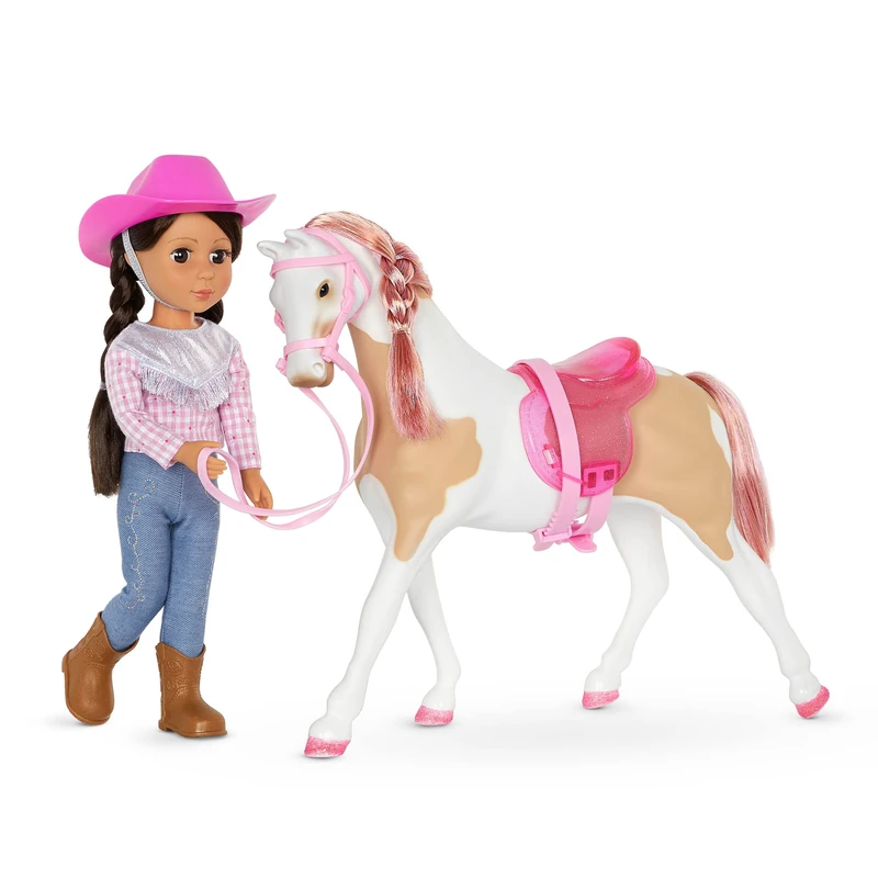 Glitter Girls 14-Inch Equestrian Doll & Horse, Bria & Bonnie Set, Dolls