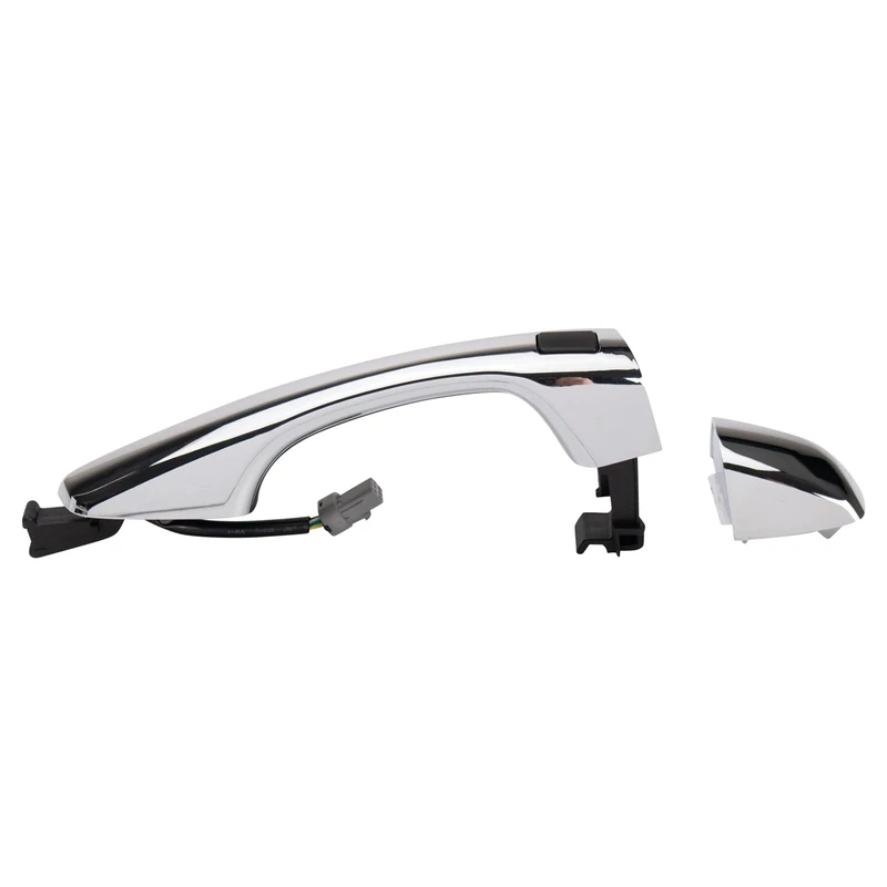 TRQ Front Right Exterior Door Handle Compatible with 2013-2019 Hyundai Santa Fe