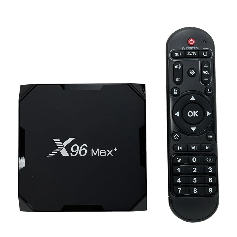 X96 Max Plus TV Box Amlogic S905X3 Android 9.0 Quad Core 4G 64G 2.4G/5G Dual WiFi BT4.0 Support 4K HD Set top Box