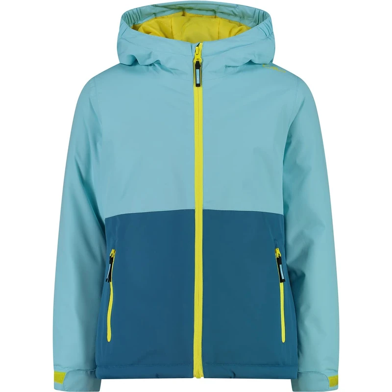 CMP - Kid G Jacket Fix Hood, Girl, Acqua, 152