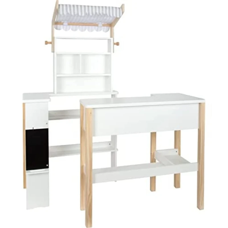 small foot Play Store "fresh", wood, role playing toy for kids, modular play store for ages 3+ years, 12328