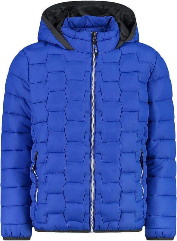 CMP - Kid Jacket Fix Hood, Boy, Royal, 140