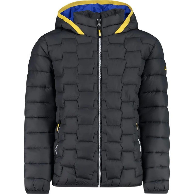 CMP - Kid Jacket Fix Hood, Boy, Titanio, 140