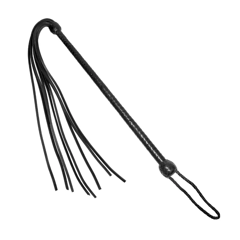 Prowler RED The Long Handled Whip - Versatile BDSM Tool for Various Play Scenarios