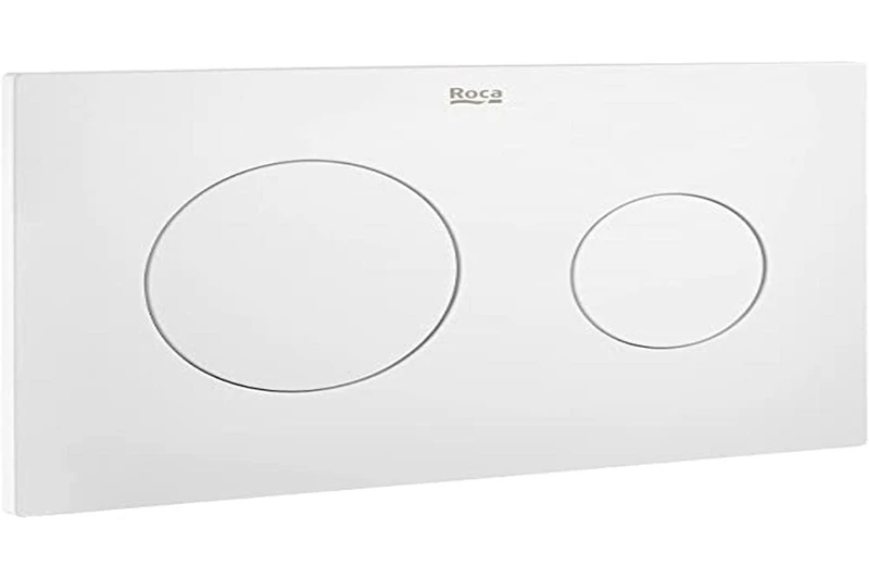 Roca PL10 One Drive Plate, Plastic, Matte White