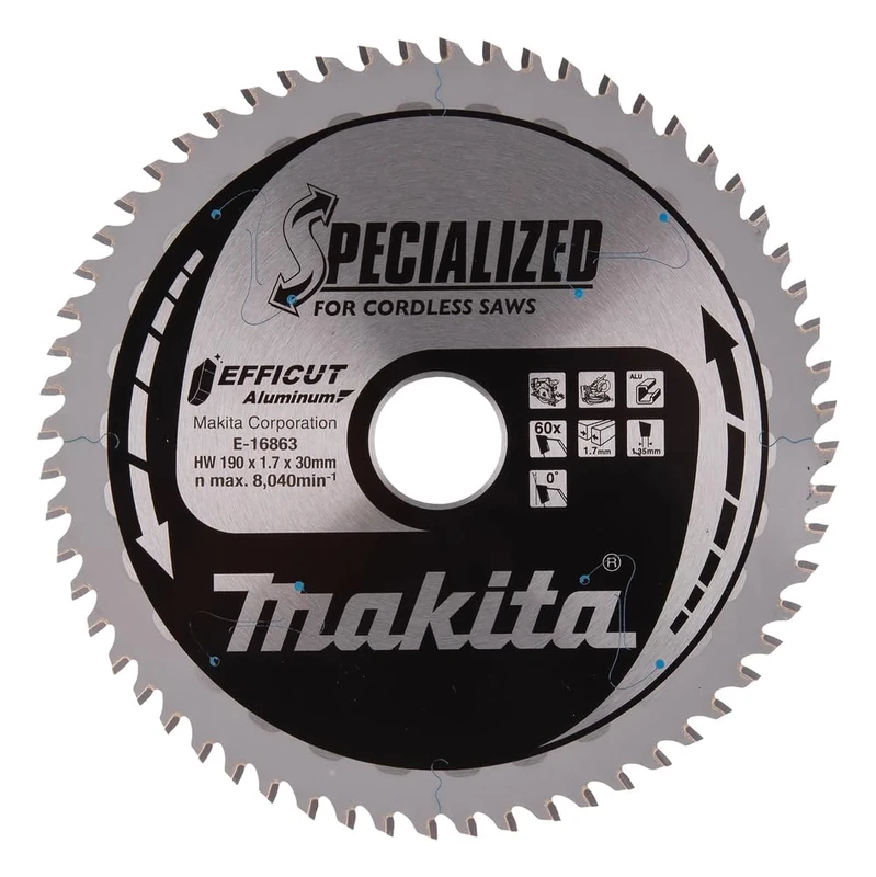 Makita E-16863 TCT Saw Blade 190x30x60T