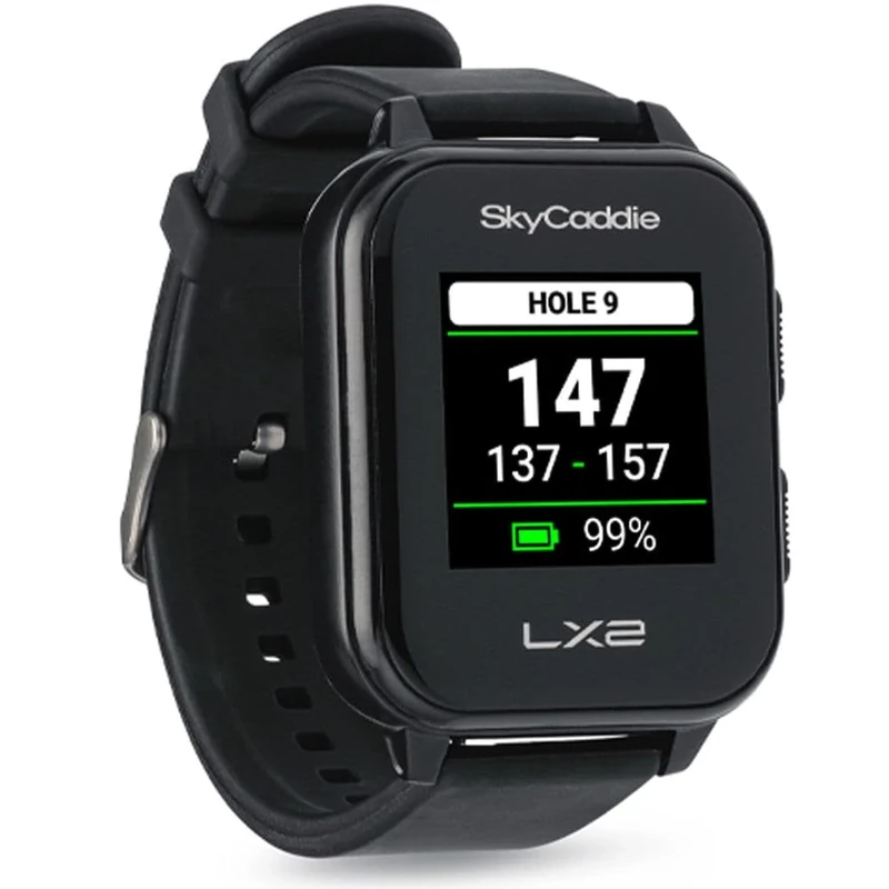 SkyCaddie LX2 Tourbook Golf GPS Watch Black