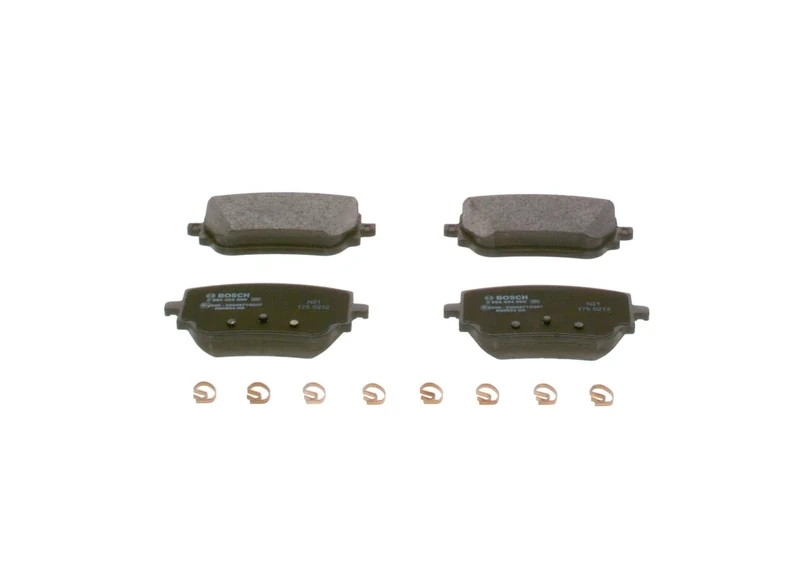 Bosch BP2519 Brake pads - ECE-R90 certified - 1 set of 4 pads