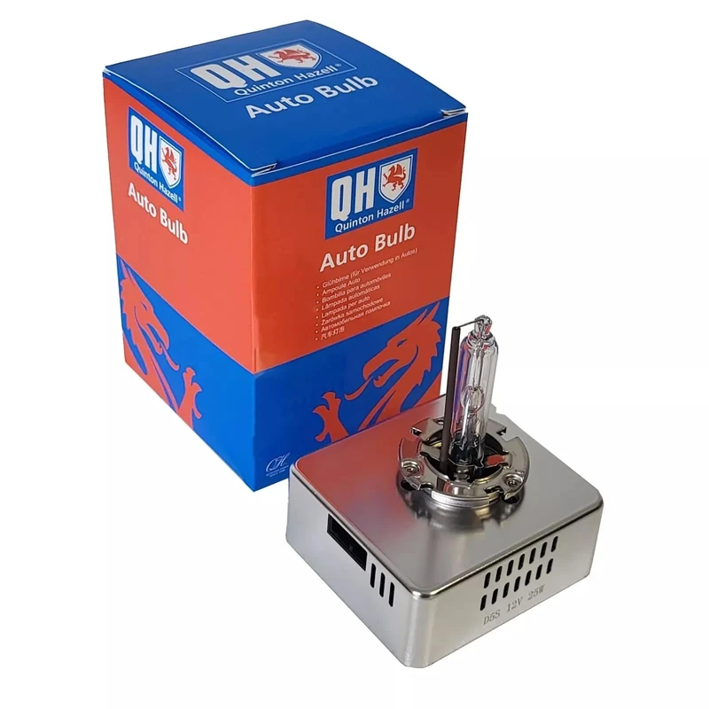 Quinton Hazell D5S Xenon HID Headlight Bulb - 12v 25w - Gas Discharge - Colour: 5500k - Brightness: 2400 Lumen - PK32d-7 - OE Reaplcement Car Bulb for Projector Headlamps - QBL124G