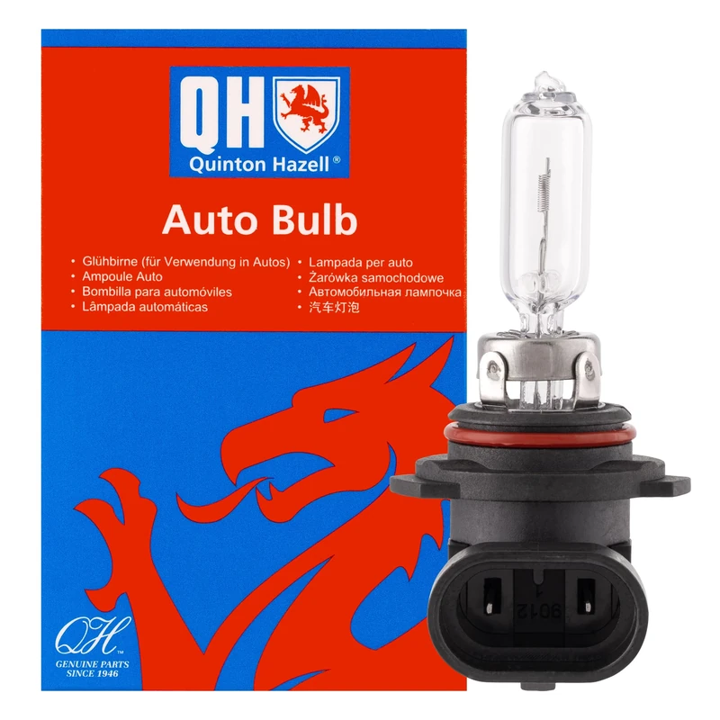 Quinton Hazell 9012 HIR2 Halogen Headlight Bulb - 12v 55w - Colour: 3200k Brightness: 1500 Lumen - PX22d - OE Quality Replacement Car Headlamp - QBL9012