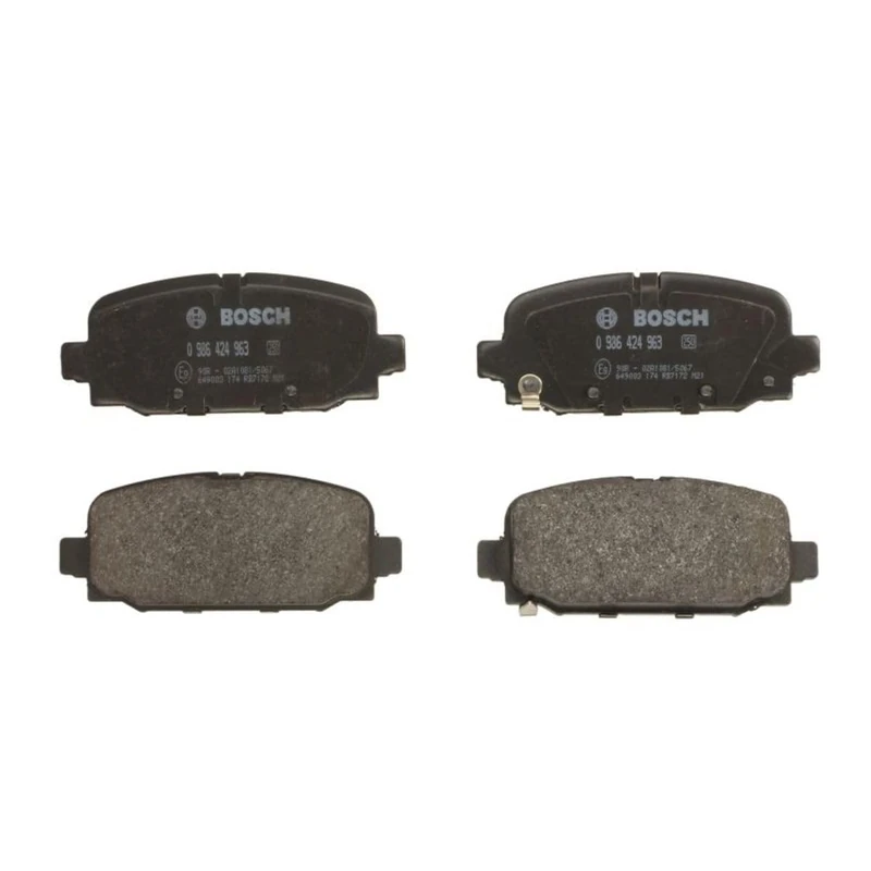 Bosch BP2580 Brake pads - ECE-R90 certified - 1 set of 4 pads