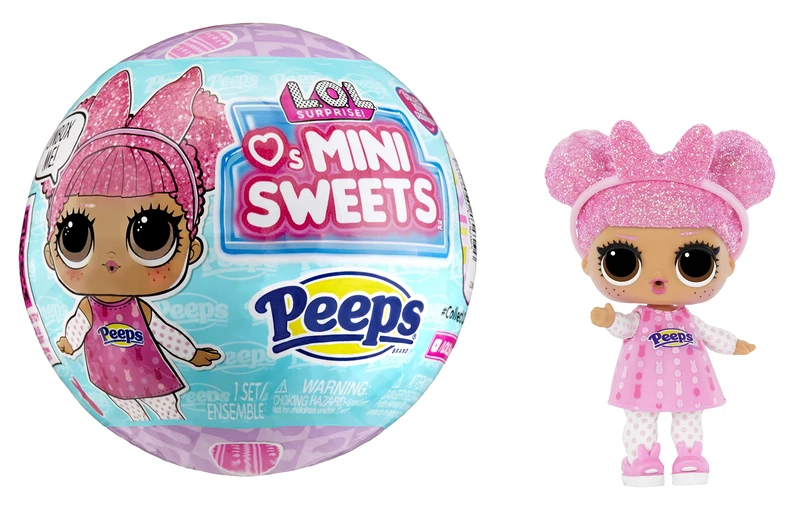 L.O.L. Surprise! Loves Mini Sweets Peeps - Cute Bunny - Spring Themed Limited Edition - Collectible Doll with 7 Surprises - For Girls, Boys and Collectors Ages 4+