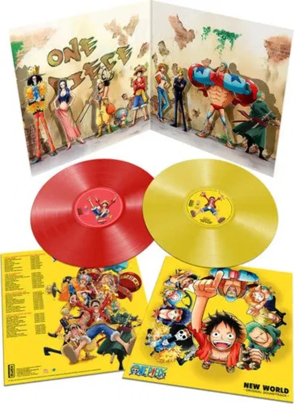 ONE PIECE: NEW WORLD (ORIGINAL SOUNDTRACK) (RED & YELLOW COLOURED VINYL) [VINYL]