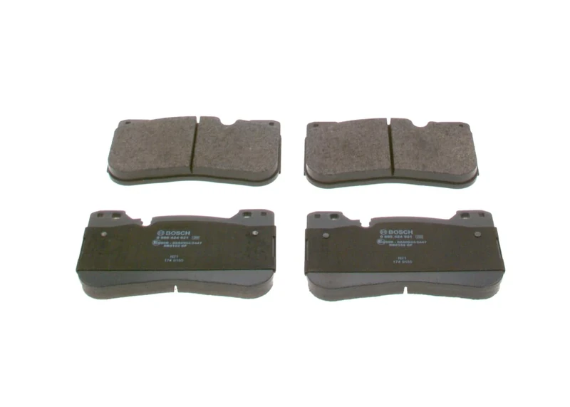 Bosch BP2539 Brake pads - ECE-R90 certified - 1 set of 4 pads