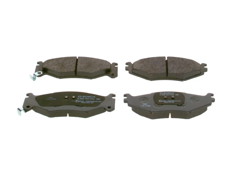 Bosch BP2521 Brake pads - ECE-R90 certified - 1 set of 4 pads