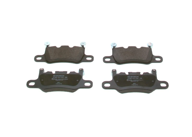 Bosch BP2544 Brake pads - ECE-R90 certified - 1 set of 4 pads