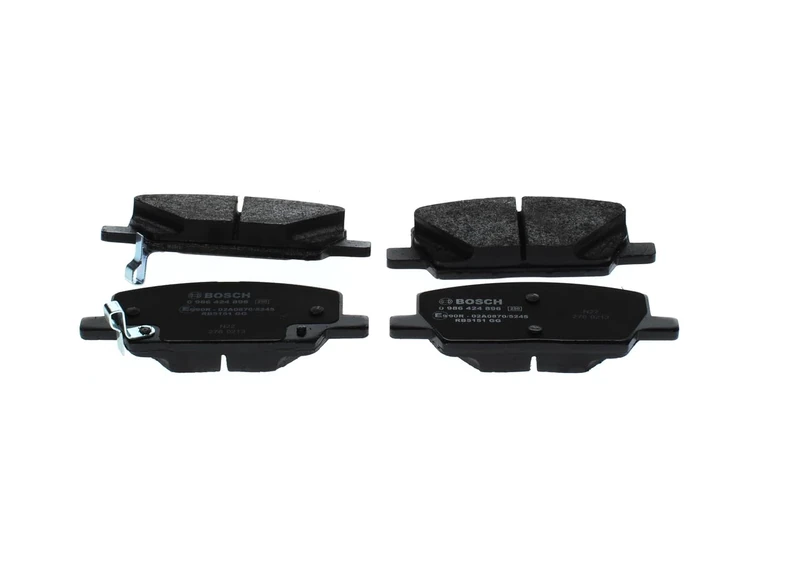 Bosch BP2525 Brake pads - ECE-R90 certified - 1 set of 4 pads