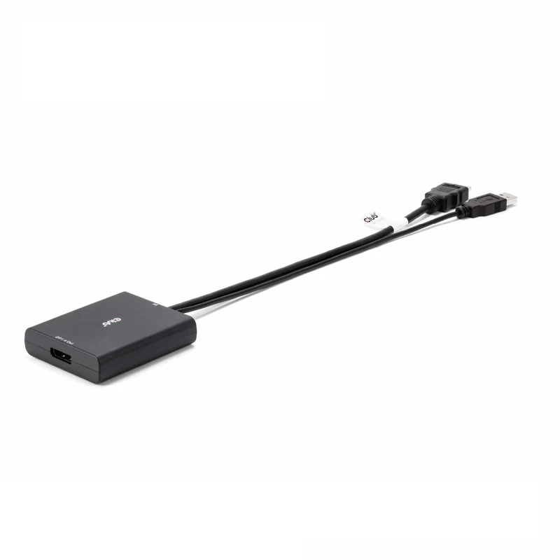 Club 3D CAC-1335 HDMI+ Micro USB to DisplayPort 4K120Hz or 8K30Hz M/B Active Adapter