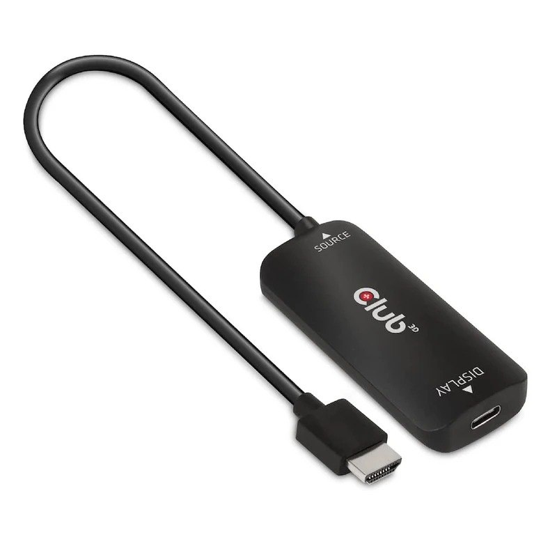 CLUB3D CAC-1336 HDMI™+ Micro USB to USB Type-C 4K120Hz or 8K30Hz M/F Active Adapter - Image 1
