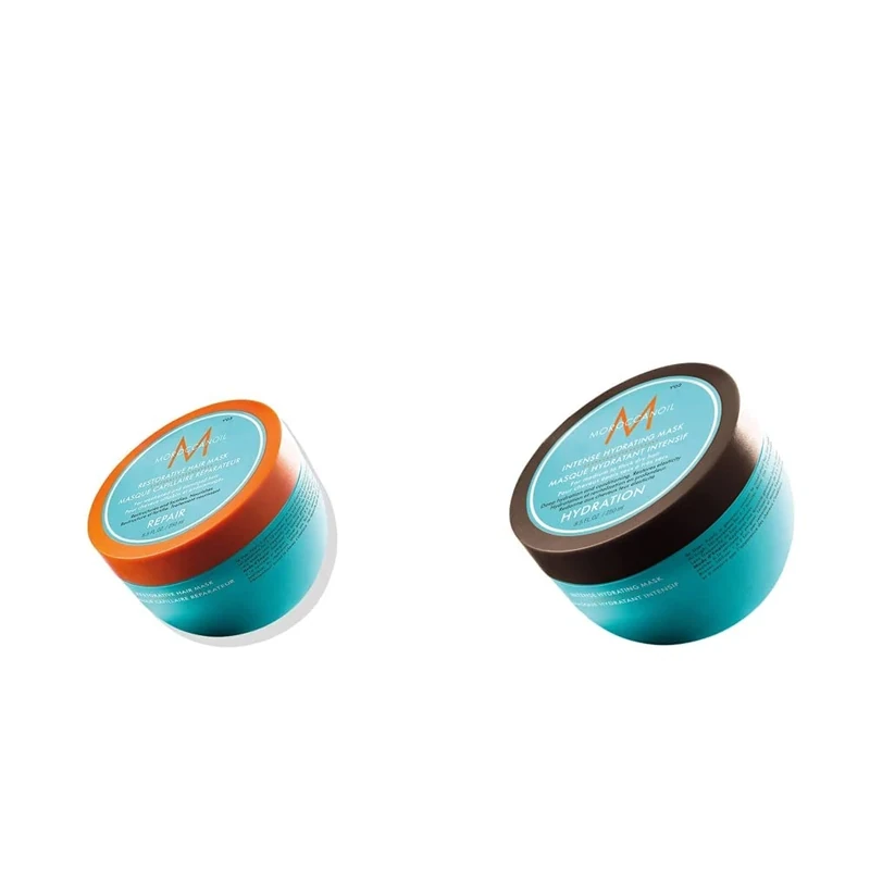 Moroccanoil Restorative Hair Mask, 250ml & Intense Hydrating Mask, 250ml