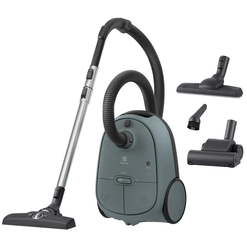 Electrolux EB61C4OG, Sled Vacuum Cleaner with Bag, Ocean Green, 3 brosses + 1 accessoire