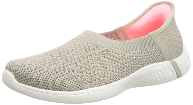 Skechers Women's ON-The-GO Swift Sneaker, Taupe Textile, 6.5 UK - Image 1