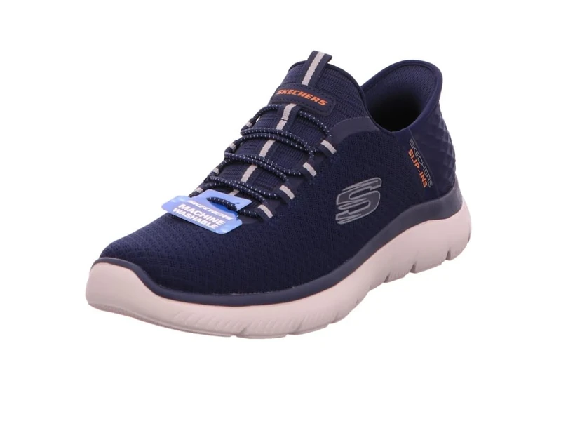 Skechers Men's Summits High Range Trainers, Navy Mesh/Trim, 6.5 UK