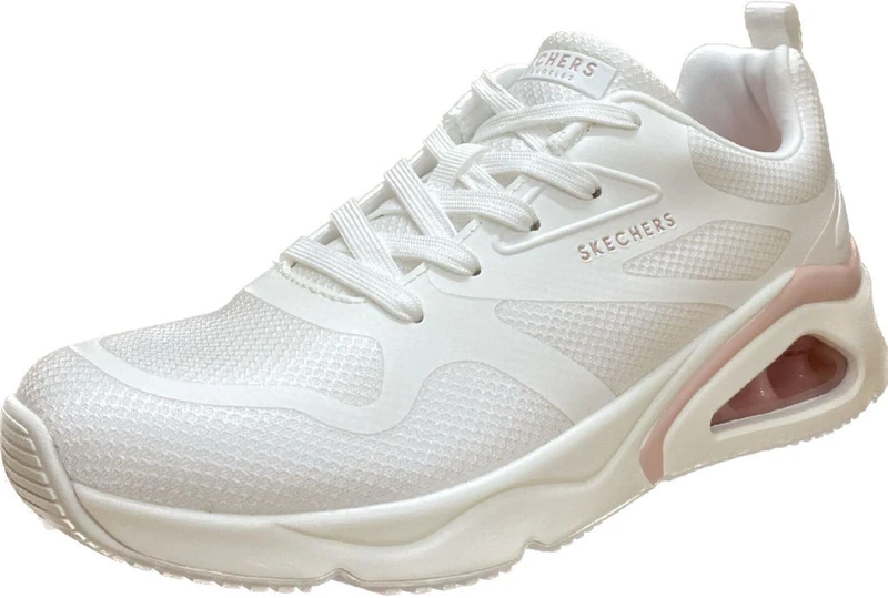 Skechers Women's TRES-AIR Revolution-AIRY Sneaker, White Hot Melt/Mesh, 3 UK